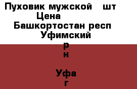 Пуховик мужской 2 шт. › Цена ­ 3 000 - Башкортостан респ., Уфимский р-н, Уфа г. Одежда, обувь и аксессуары » Мужская одежда и обувь   . Башкортостан респ.